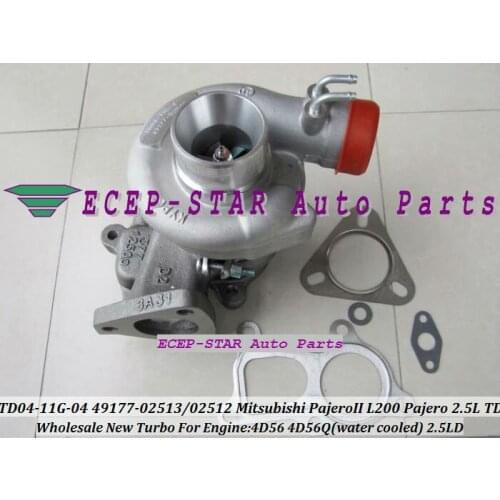 TD04 TD04-11G 49177-02513 49177-02512 28200-42540 49177-07612 Turbo For Mitsubishi L200 MONTERO PAJERO Galloper 4D56 4D56Q 2.5L