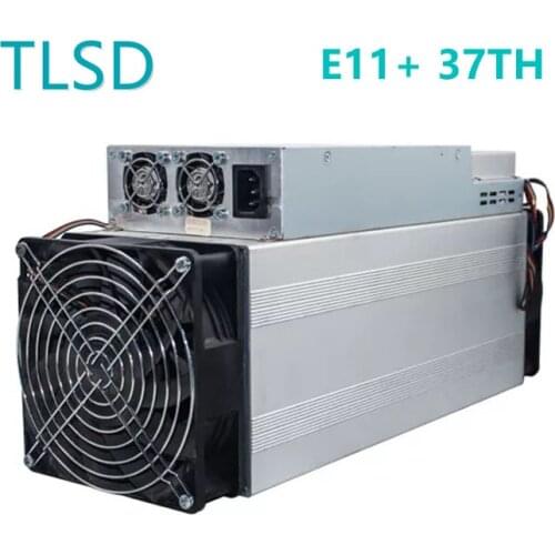 TLSD Used Ebang E11+ 37TH Bitcoin Mining Machine with Power Supply