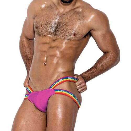 Sexy Men Underwear Cotton Men Thong Sexy Gay Jockstrap Hollow Breathable Comfortable Underpants Cueca Tanga Quick Dry Soft