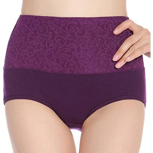 Women Panties High Waist Control Abdomen Slimming Shapewear Female Postpartum Recovery Tummy Control Briefs Warm Female Panties
