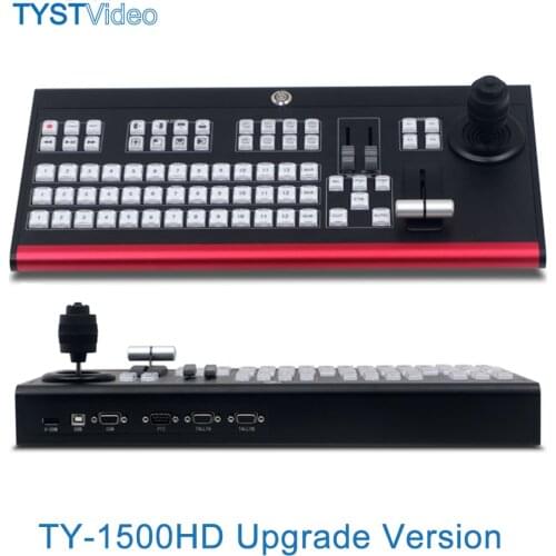 TY-1500HD Control Panel Vmix Switcher Video Recording 4K Equipment Video Switcher for New Media Live Youtube Ins TV Broadcasts
