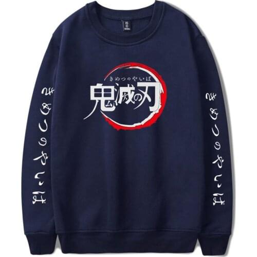 Demon Slayer Womens new print fashion round neck Demon Slayer 2019 Womens fashion round neck clothes trend