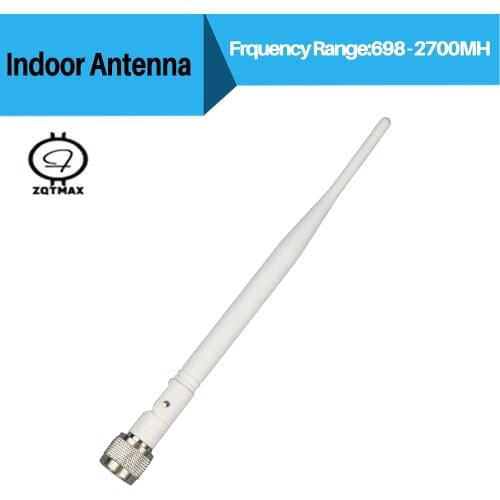 ZQTMAX Omni antenna Multi-Band 698-2700MHz Rubber Antenna for 800/900/1800/1900/2100/2600 Repeater,4G LTE Signal Booster