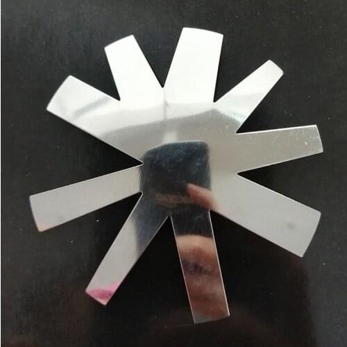 1 PC 9 Sizes French White V-shape Cut nails Manicure Edge Trimmer Shaped Stainless Steel Line Tools DIY Nail Acrylic Cutter C#11