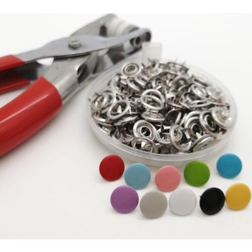 10mm solid metal Cap prong snap Buttons 100 sets 200sets Clamps Press rivets Poppers childrens sliders buckle