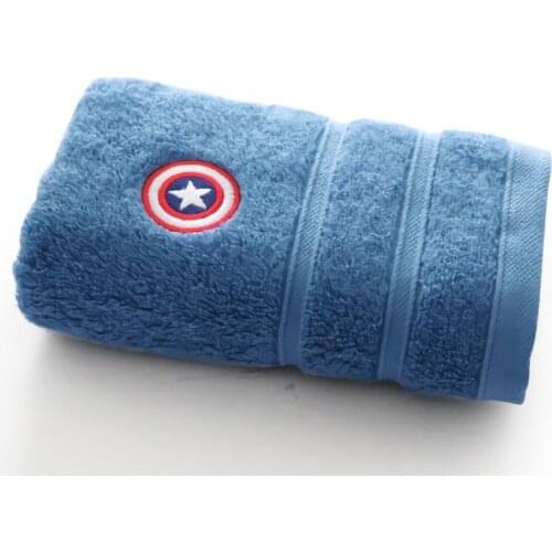 34x75cm Disney Spiderman Face Towel Adult Wash Big Thicken Cartoon Towel Women Towel Children Rectangular Bathroom Towel