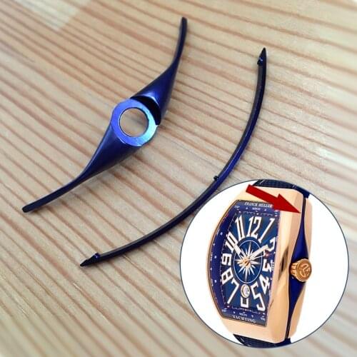 Aluminium alloy blue border for FM MENS COLLECTION V45 automatic watch