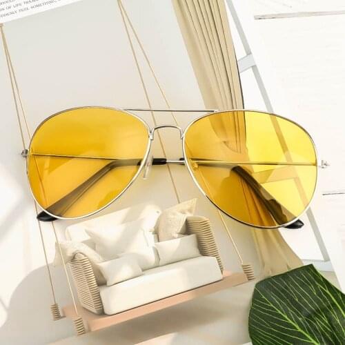 Anti-glare Polarizer Car Drivers Night Vision Goggles Polarized Driving Glasses Copper Alloy Sunglasses Auto Accessories