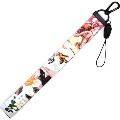 Avatar The Last Airbender Lanyards Keychain USB Camera Mobile Phone Hand Rope Wrist Straps ID Badge Holder Movie Gift for Fans