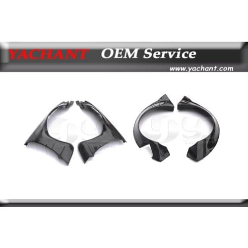 Fiber Glass FRP Bodykit Front & Rear Fender Rear Flare 4Pcs Fit For 1999-2002 S15 Silvia RB Style Over Fender Flare