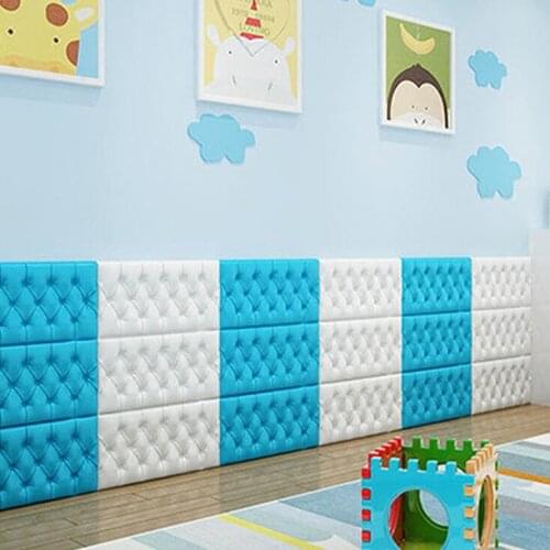 DIY 3D foam wall sticker room decal living room childrens bedroom bed upholstered home tatami anti-collision decoration