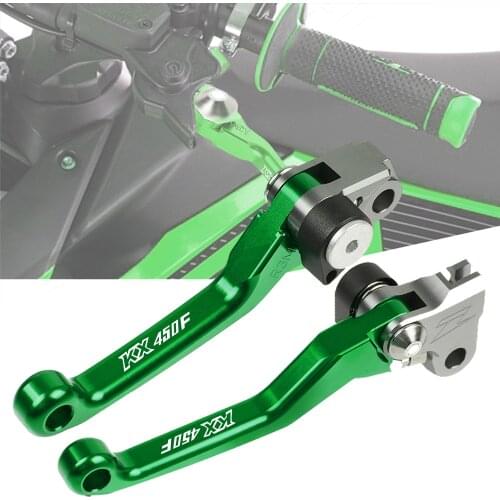 For kawasaki KX450F KX450 F KX 450F KX 450 F 2006-2018 Dirt Bike Motocross Brake Clutch Levers handlebar grips Motorbike Lever