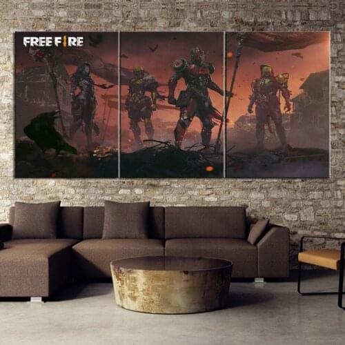 Home Decor Modular Canvas Picture 3 Valorant Game bedroom a living room Poster Home Canvas Painting Wholesale1