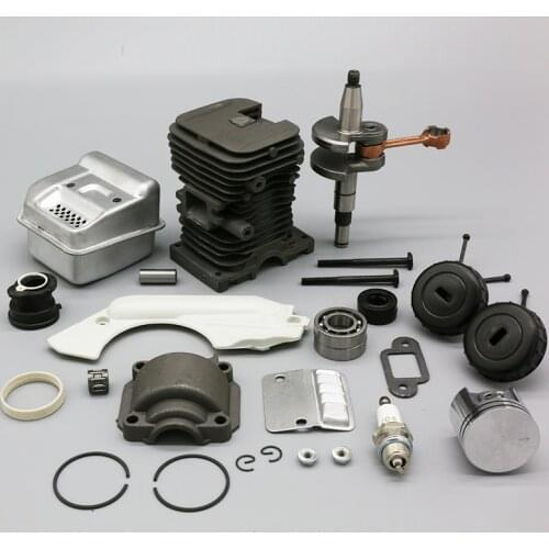 Engine Motor Cylinder Crankshaft Pan Muffler Assembly Fit For STIHL MS180 MS170 MS 017 018 MS 180 170 Gasoline Chainsaw Parts