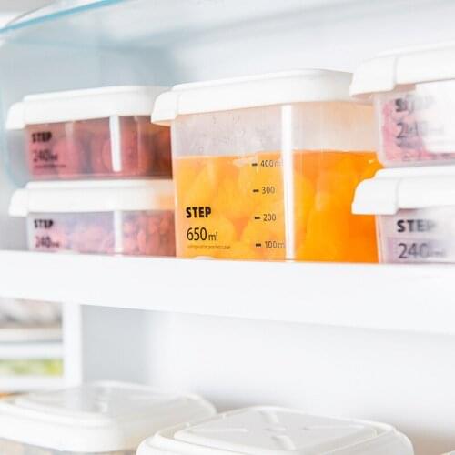 Food Container Refrigerator Storage Box Vegetable Kitchen Frige Sealed Plastic Food Grain Container Moisture-proof Dustproof