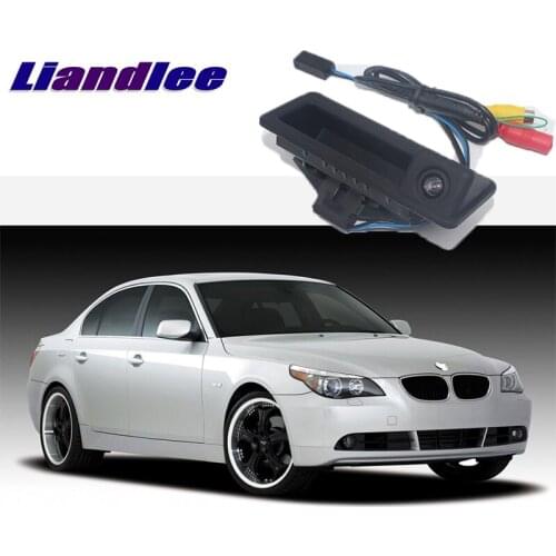 LiandLee Car Trunk Handle Rear View Reversing Parking Camera For BMW 5 Series E60 E61 2003~2010