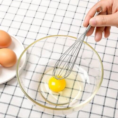 Stainless Steel Egg Beater Hand Whisk Mixer Kitchen Tools Butter Blender Hand Egg Mixer Cooking Foamer Wisk Cook Blender