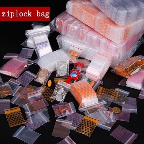 Thick 0.24mm 3.5x5cm Mini Cute Cheaper Plastic Zipper Print Bags Ziplock Plastic Packaging Pouches Jewelry Candy Pill Pack