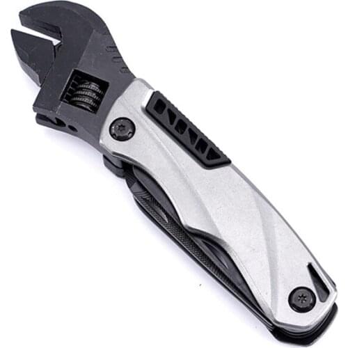 EDC Multi-Functional Combination Tool 5-In-1 Adjustable Socket Wrench Home And Outdoor Portable Folding Wrench