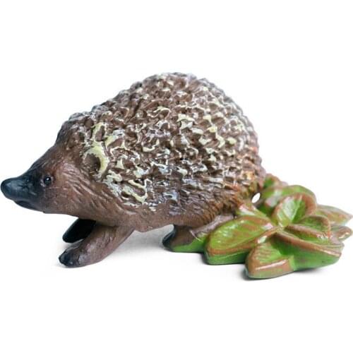 Jungle Hedgehog Animal Model Action Figure Wild Animal PVC Children Cognitive Toys