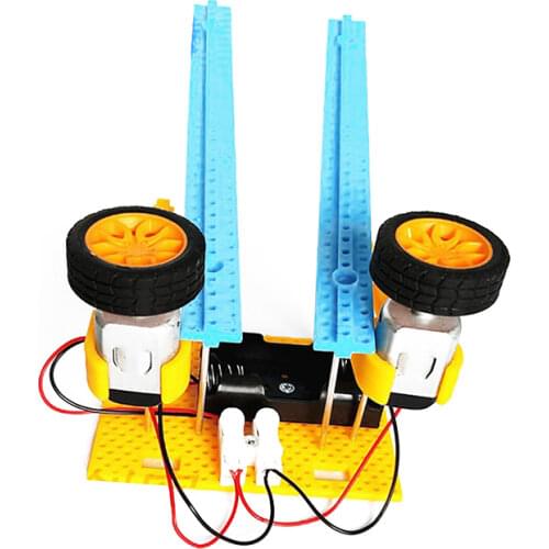 DIY Small Ball Launcher Material Set Electric Model Assembly Toy Educational Funny Kids Children Craft Toy Gift