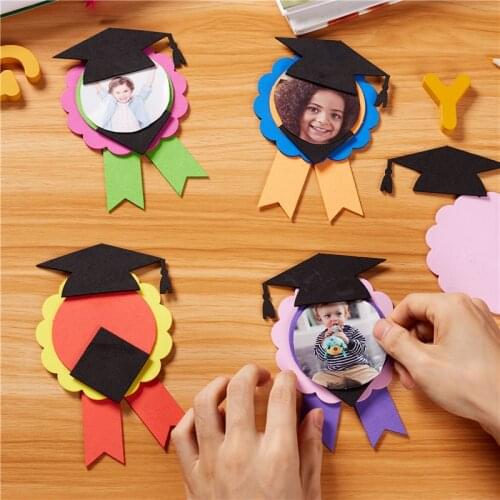 Kindergarten Graduation Gifts Childrens Handmade Diy Creative Graduation Award Medal Medals Homemade Materials Children Crafts