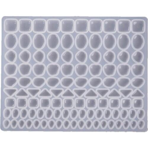 Handmade Mosaic-Coasters for Drinks Resin Casting Molds DIY Round Mosaic-Stone Coaster Silicone Resin Mold Craft Tools