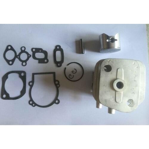 30.5cc 2 Bolt Heads Engine Cylinder Piston with Gasket Kit for 1/5 HPI ROFUN ROVAN KM Baja RC Car Parts