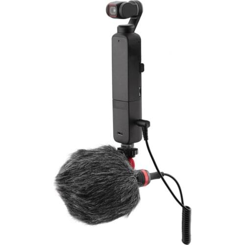 Pro Studio Noise Reduction Camera Mount Noise Reduction Microphone for DJI OSMO Pocket 2