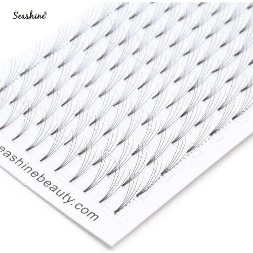 Seashine Individual Lashes Extension Russia Volume Eyelashes Mink Lashes Premade Fans 2D-6D Hand Made Beauty Makeup Supplies OEM