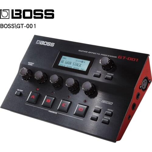 Boss gt-001 Guitar Amp / desktop guitar effect processor amplifier, black