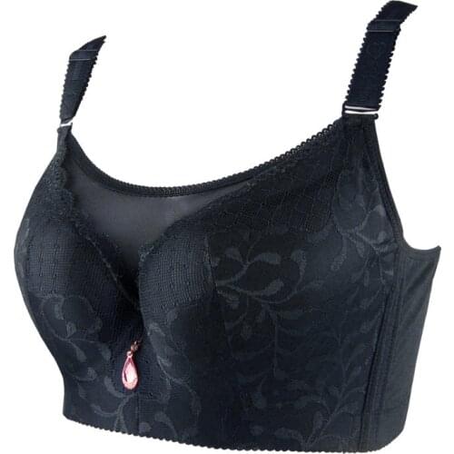 Womens Plus Size Underwire Super large breast Bra D E F Comfort back Closure Racer Back Big Mama Lingerie BH For Women C3311