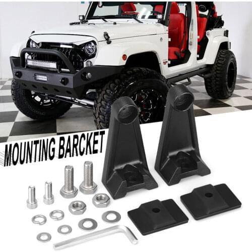 1 Set Led Light Bar Brackets Mounting Adjustable Holder M6 M8 Bolts Accorities 4x4 4WD Universal For Car Jeep Offroad