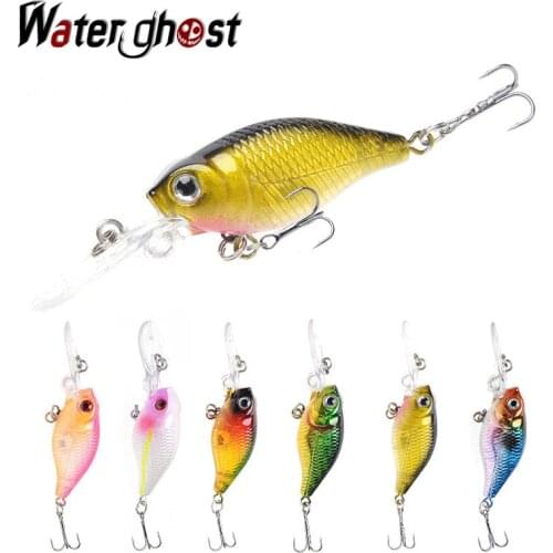 1Pcs/ road lure ABS plastic simulation bait hard bait lure chubby 6CM/4.3g freshwater sea fishing fishing gear fishing