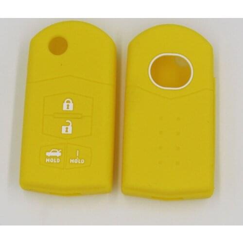 4pc Silicone Car Remote Key Case Cover For Mazda 2 3 6 Demio CX-5 CX5 CX 5 CX-3 CX7 CX-9 MX5 Atenza Axela