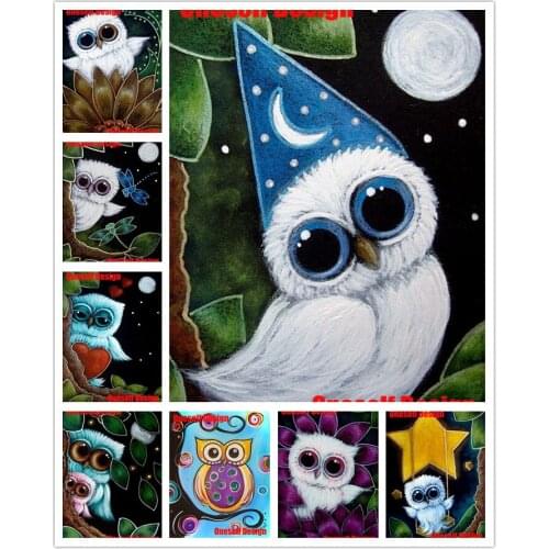 5d diamond mosaic sale cartoon owl diamond embroidery full set animal diamond painting 5d rhinestone pictures home decor gift