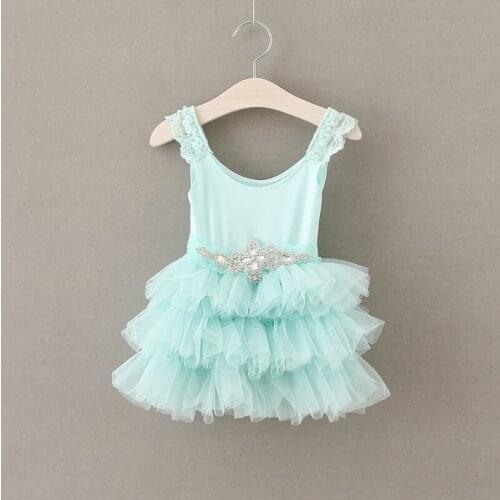 5p2254 Baby Girls Dress 2017 New party dresses girl summer Girls kids clothes wholesale baby boutique clothing