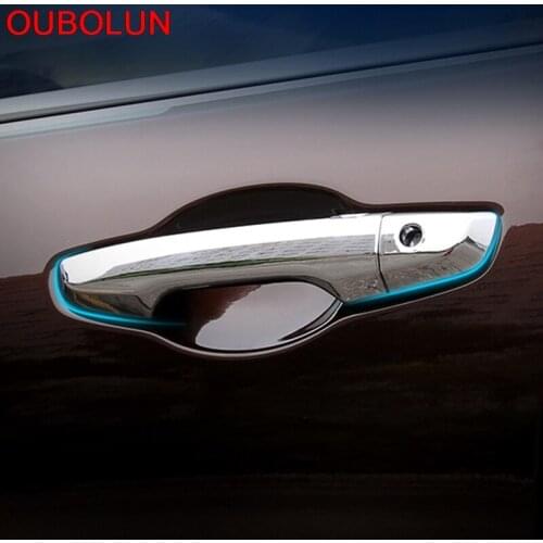Car Accessories Styling For Honda UR-V URV 2017 ABS Chrome Door Handle Cover Trim door Bowl Guard