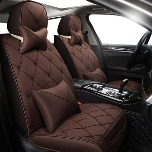 FeKoFeKo Universal Flax Car Seat covers Set for audi a4 b6 avant ford ranger opel meriva b dodge nitro toyota chr lexus