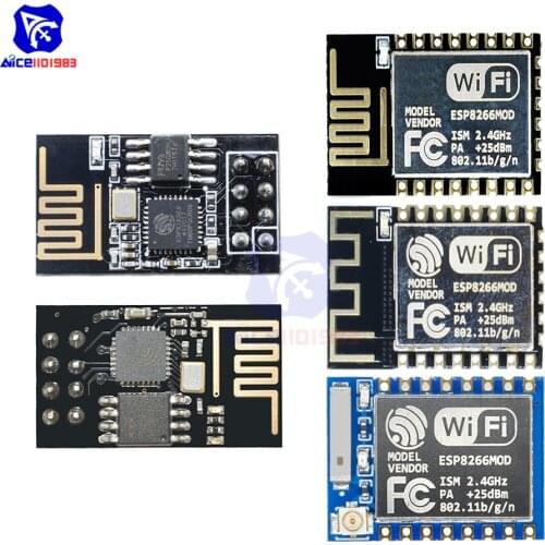 Diymore ESP8266 ESP-01S ESP-01 ESP-07 ESP-12E ESP-12F Serial WiFi Wireless Bluetooth Module Transmission Board for Arduino