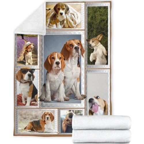 Beagle dog fleece blanket for beagl lover wearwanta Printed Wearable Blanket Adults/kids Fleece Blanket Sherpa Blanket