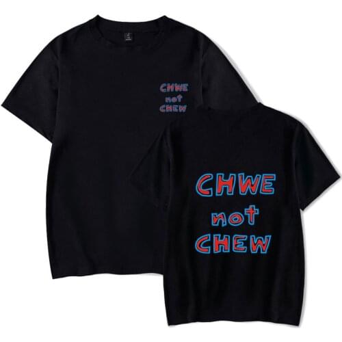 SEVENTEEN 17 CHWE not CHEW T-shirt men women cotton T shirt Short Sleeve funny T shirts Summer Tshirt Tee Tops Kpop Clothing
