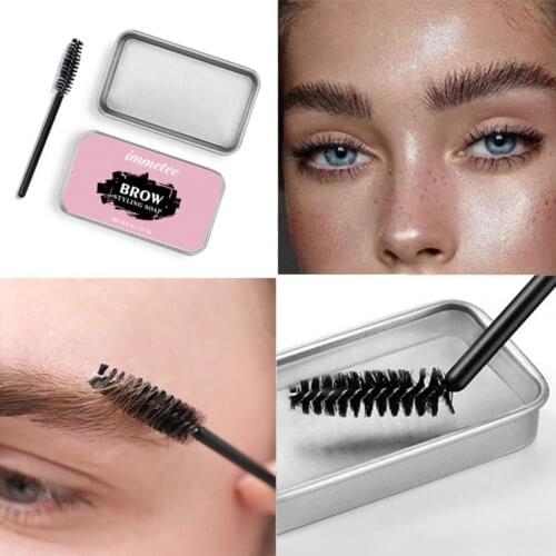 Wholesale Transparent Eyebrow Gel Waterproof No Smudge Eyebrow Shaping Soap Gel Eyes Makeup Styling Gel