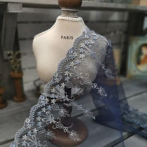 10Meters Exquisite Lingerie Trim Lace Fabric 19cm Ribbons For Wedding Dress Sewing Material Supply High Quality