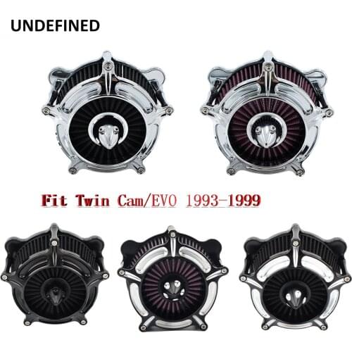 For Harley Twin Cam EVO 1993-1999 Air Filter Cleaner Intake Kit Dyna FXR Touring Wide Street Glide Road King Softail FXST FXSTC