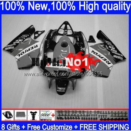 Body For HONDA NSR250R NS250 NSR 250 NSR 250R 1988 1989 131MC.139 MC16 MC18 Repsol Grey PGM2 NSR250 R RR NSR250RR 88 89 Fairing