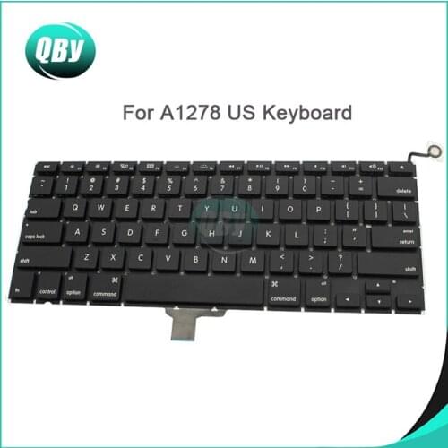Wholesale New Laptop US Keyboard For MacBook Pro 13'' A1278 US Keyboard Replacement 2008-2009/2010-2012 Year