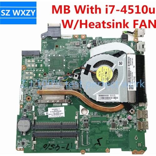Original For HP Pavilion 15-P 15-P100DX Laptop Motherboard With i7-4510u 795901-501 795901-001 DAY11AMB6E0 100%Tested Fast Ship