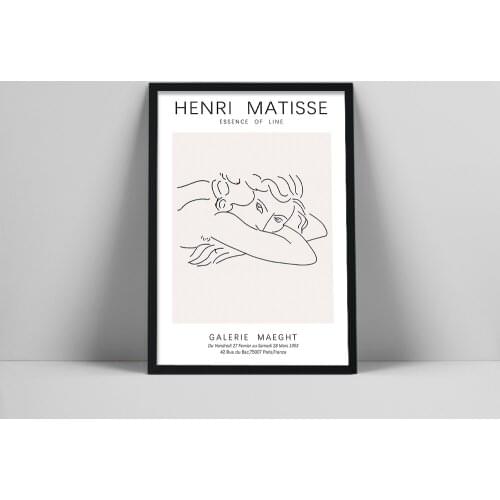 Henri Matisse poster, Matisse Essence of Line, Matisse the cut outs, Matisse poster, Henri Matisse Leaf, Matisse Coral, burnt o