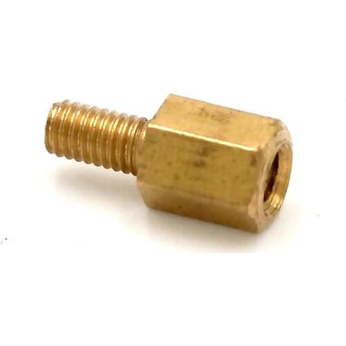 5pcs M3*6+6mm Thread Male x Female Hexagonal Brass PCB Standoffs Spacers Special Sales